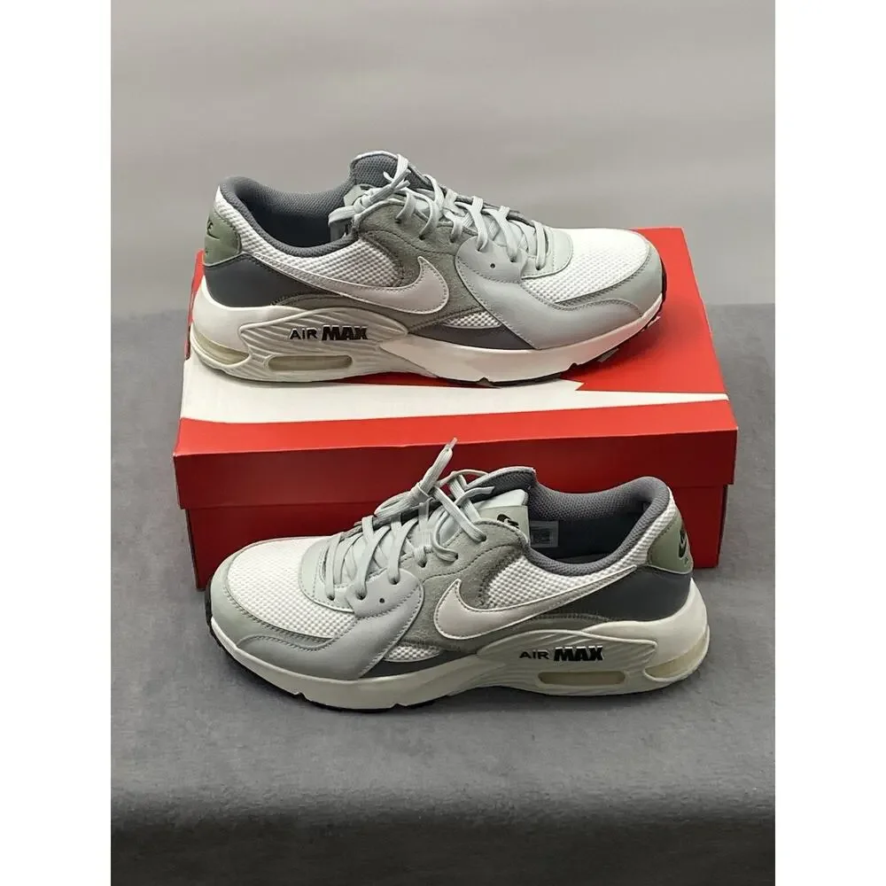 Nike Men’s Air Max Excee Athletic Shoes Size 8 White/Gray Activewear - Picture 2 of 5